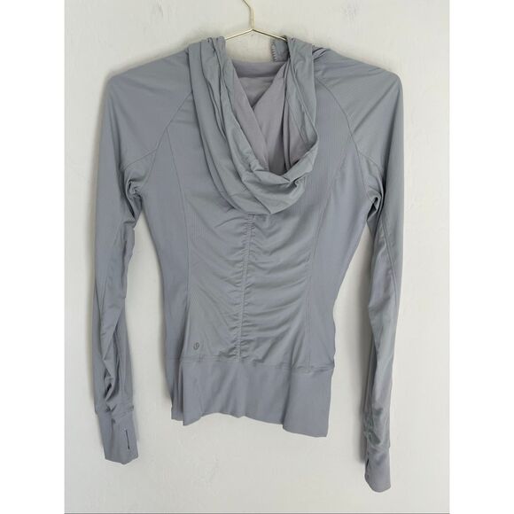 Lululemon In Flux Reversible Jacket In Silver Fox Size 6 - Picture 5 of 8